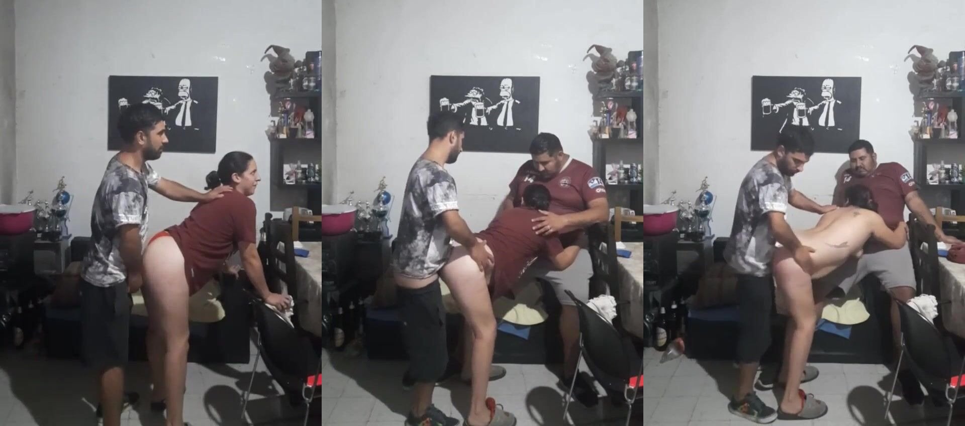 Mote pati k sath choda uski sexy biwi desi cuckold threesome