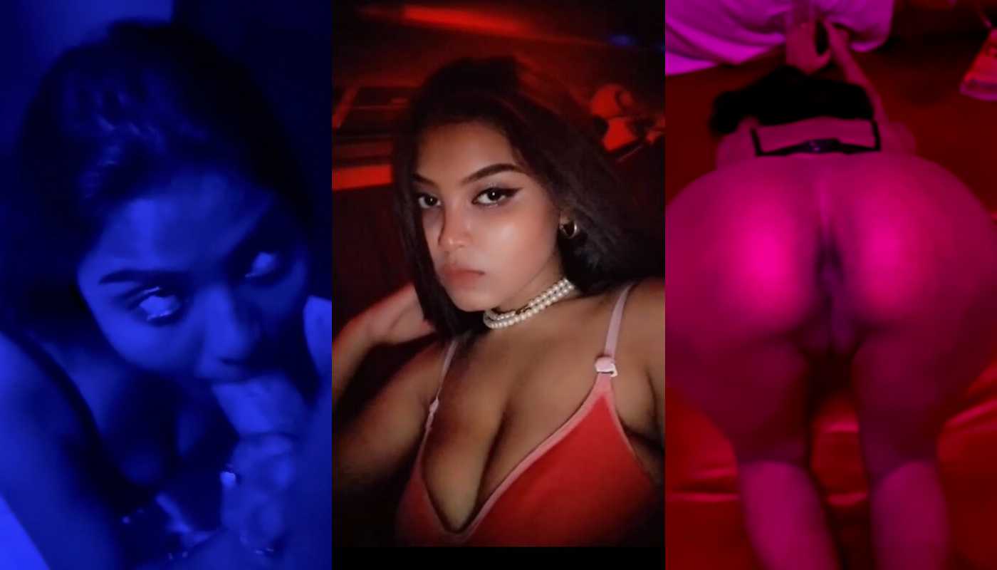 Sexy Babe Giving BJ Fucking Cum on Ass